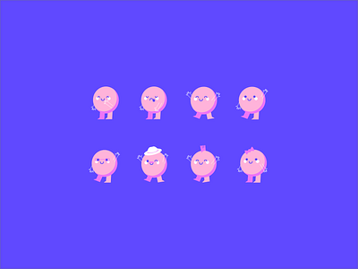 Little Characters blobs characters color creative design fun