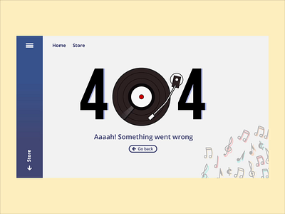 Day 8 Daily UI - 404 Page motiongraphics ui