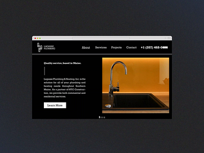 Lagasse Plumbing Site Design branding icon design site design