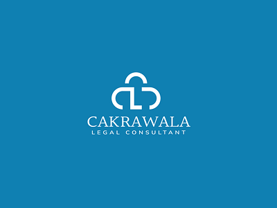 Logo of Cakrawala Legal Consultant blue branding consultant law lawyer logo padlock professional