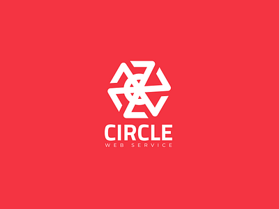 Letter C Logo brand creative hexagonal letter c logo red seven web web service