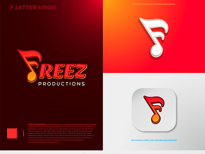 Freez Productions (Music) Branding Logo