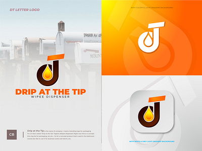 DRIP AT THE TIP LOGO DESING