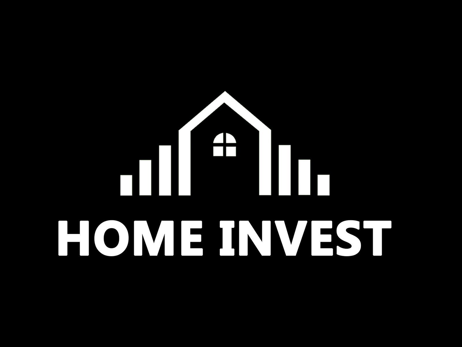 Home Invest Logo agency brand company home idendity invest logo deisgn real estate vector