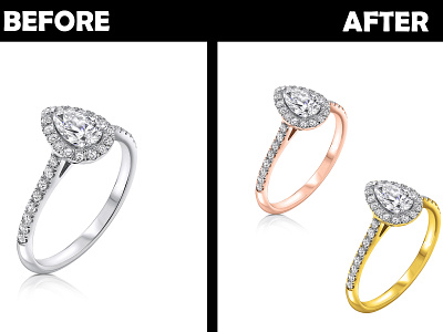 Jewellery Colour retouching