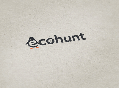 ecohunt design flat icon logo logodesign vector