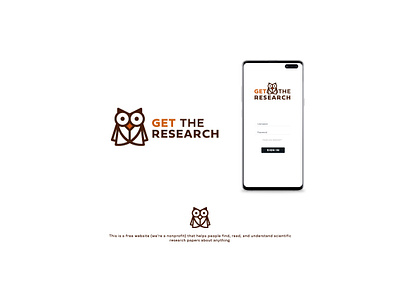 OWL and Book idea branding design flat icon logo vector