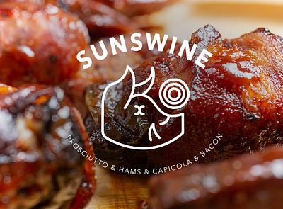 Sunswine Products Reversed Logo branding graphic design logo