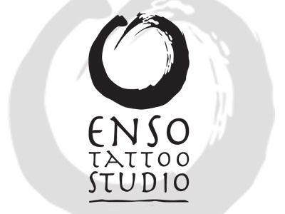Enso Tattoo Studio Logo artwork branding design logo tattoo