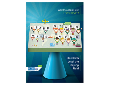 World Standards Day Poster artwork design illustrator