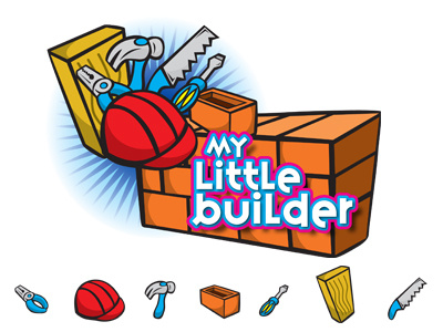 My Little Builder Logo artwork branding design logo