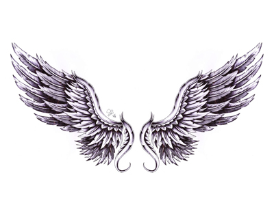 Full Wings Tattoo by Scott Brayley on Dribbble