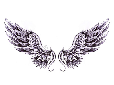 Full Wings Tattoo artwork design draw drawing illustration tattoo art tattoo design tattoo flash