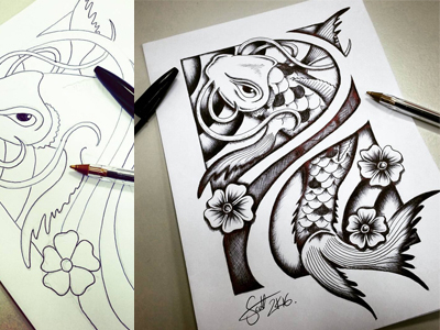 870+ Free Tattoo Design Koi HD Tattoo Images