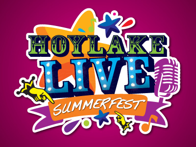 Hoylake Live Summerfest Logo abobe cc illustrator adobe illustrator adveristing artwork branding design logo typography