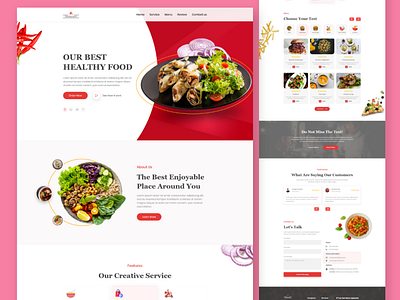 Food Landing Page