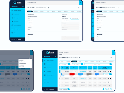 Admin Dashboard / KVINT admin angular dashboard inerface react robot ui ux voice web