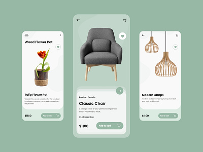Furniture Mobile App UX UI Design