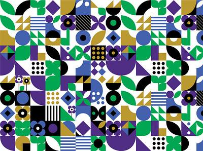 Spring pattern illustrator pattern rand tile
