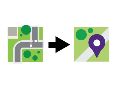 Maps (Process) design icon illustrator
