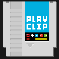 Btn Playclip black blue cartridge gamesdaypodcast gdp gray green inmanbait nes pixels red