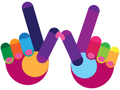 Western University hands colour colour and lines hands holi holidays vectors