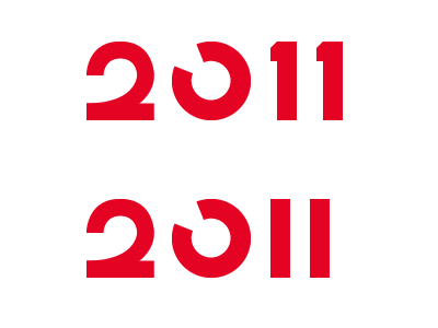 Messing with numbers red ring vector white