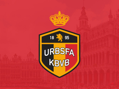 Belgium Football Redesign belgium football identity logo shield soccer world cup