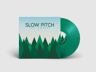 Slow Pitch - The Forest album album art cover art false records music record slow pitch vinyl