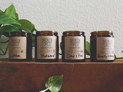 Broken Forest Co. Candles