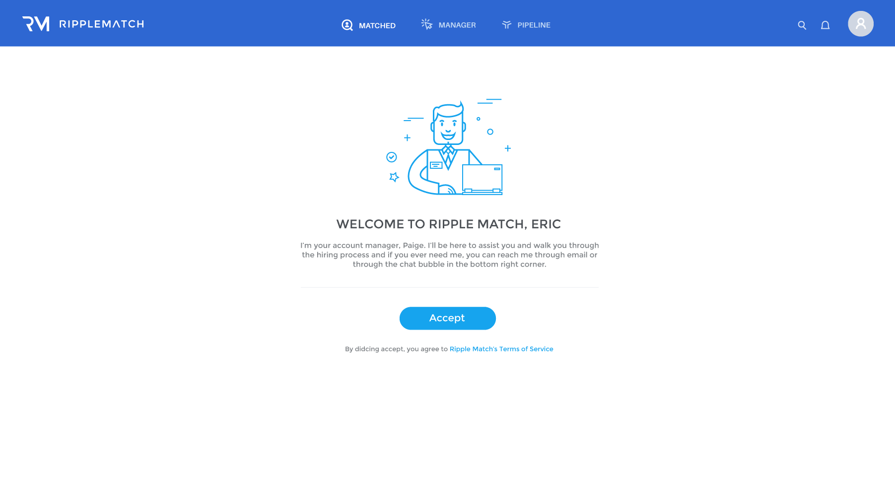 RippleMatch App Design by Alexander Keith on Dribbble