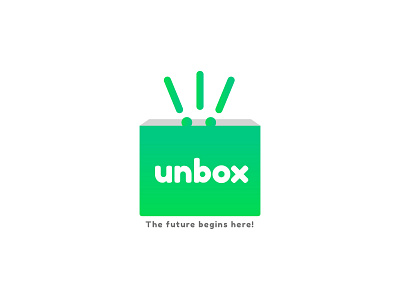 Unbox branding children illustration learning learning app logodesign school
