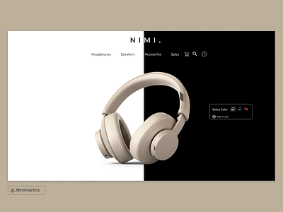 Headphones branding design mobiledesign mobileui mobileux ui uidesign ux uxdesign webdesign