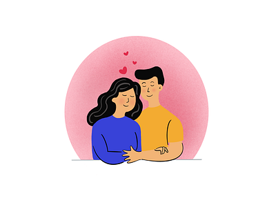 Together 💓 characterdesign colors design designer flat illustration flatdesign illustration art inspiration love together woman