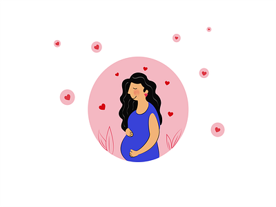 Pregnant baby characterdesign colors design flat illustration flatdesign illustration illustration art illustration digital illustrator inspiration love pregnancy pregnant vector
