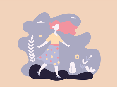 Woman woman creativity design illustration