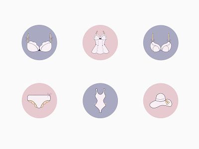 Underwear Icons accesories brass design icons lengierie ui woman