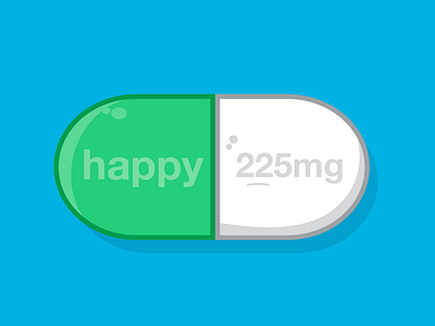 Take Your Pills, Happiness cartoon graphic design icon illustration medicine stigma
