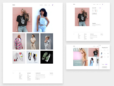 WW ecommerce fashion concept design figma figmadesign ui web design