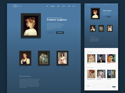 ArtMuseum figma figmadesign photoshop ui web design