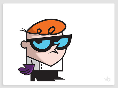 Dexter cartoon character illustration illustrator photoshop vector