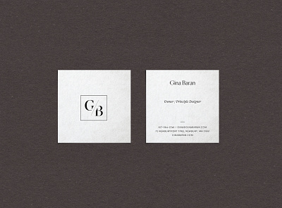 Business Card for GBID brand design brand identity branding business card classic graphic design interior design logo print design typography