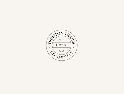 WIP—Dighton Trails Committee brand design brand identity branding design graphic design icon lockup logo sub marks typography wip