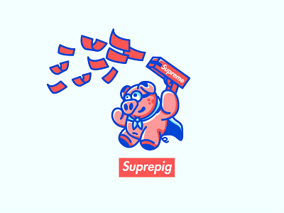 Suprepig design funny rebound