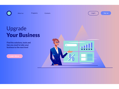 Upgrade Your Business 
A website illustrations set
