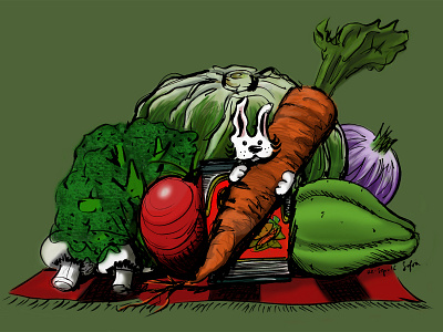 Veggies design illustration