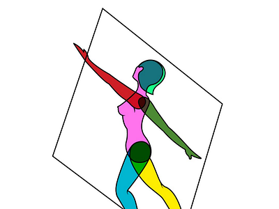 Chica Vitral 4 | Stained Glass Girl 4 design digital art illustration vector