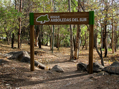 Logo and signage design - Bosque Arboledas del Sur design graphic design logo design render signage