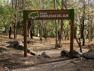 Logo and signage design - Bosque Arboledas del Sur