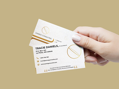Business card design - Synergy Consulting